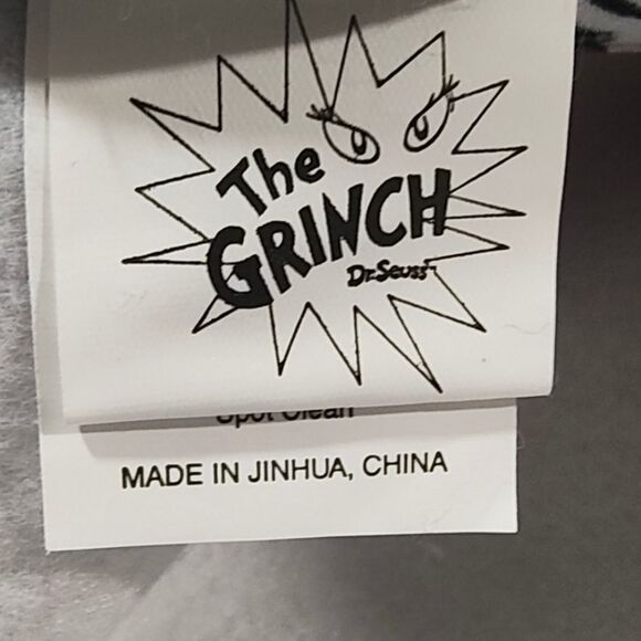 Dr. Seuss Red and White Grinch Holiday Christmas Santa Hat #7 - Picture 3 of 3